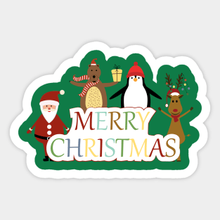 Merry Christmas friends Sticker